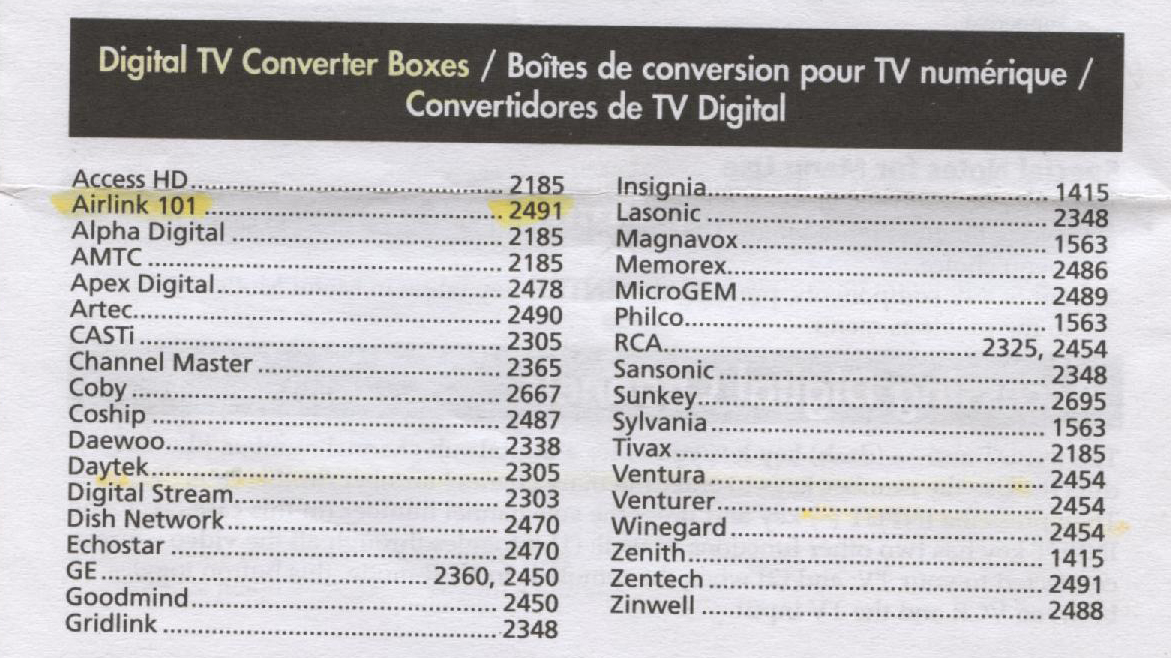 ematic digital converter box software update