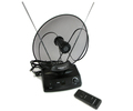 Cornet F-8400 Uhf Vhf FM Digital HDTV Power Amplified Rotating Remote Indoor TV Antenna