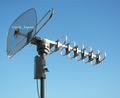 Qfx Ant-105 Vfh Uhf Indoor Outdoor Digital HDTV HD Ota Rotating Amplified TV Antenna